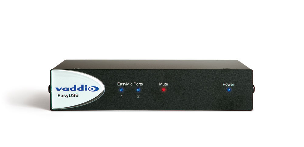 VADDIO 999-8530-000 Mezclador/Amplificador Soporta Hasta dos Micrófonos EasyTalk